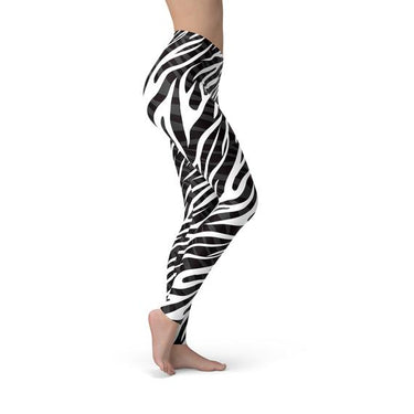 zebra print leggings